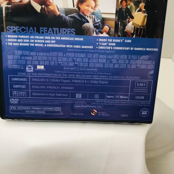 The Pursuit Of Happyness DVD 2006 Will Smith New In Package - Picture 7 of 7